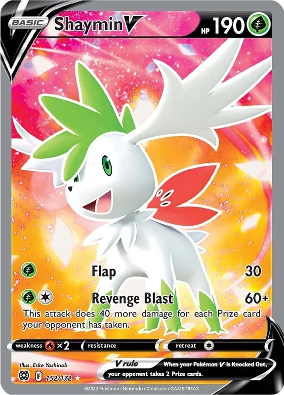 Shaymin V (Full Art) (152/172) (SWSH09)