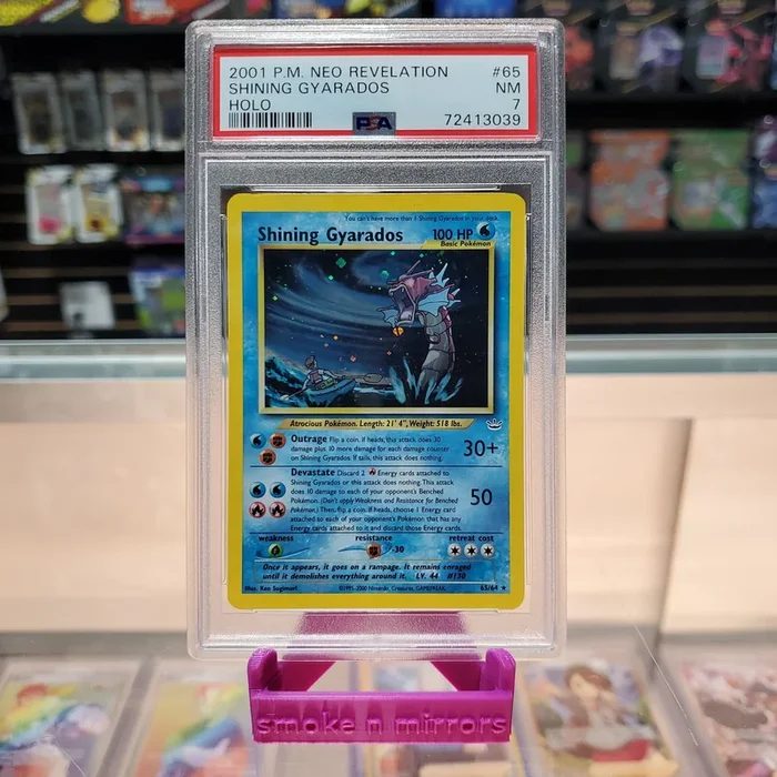 Shining Gyarados (65/64) [Neo Revelation Unlimited] PSA 7