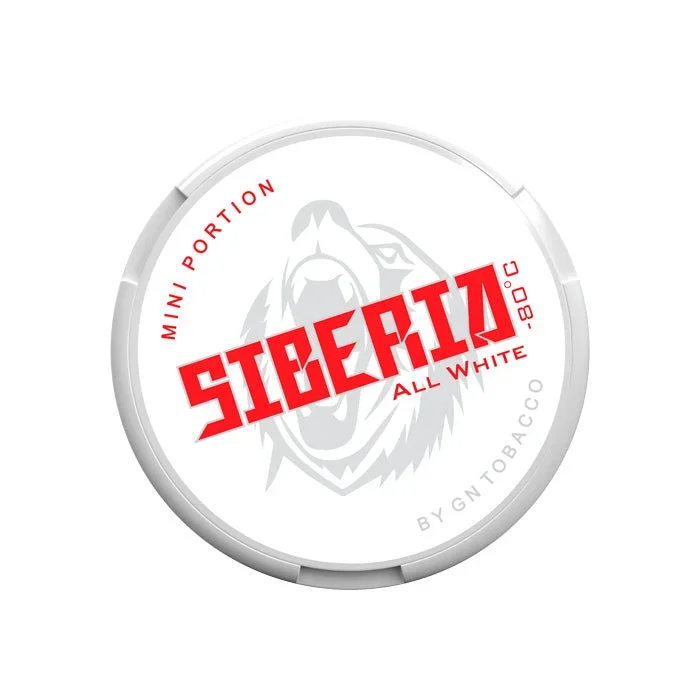 Siberia All White Mini Nicotine Pouches