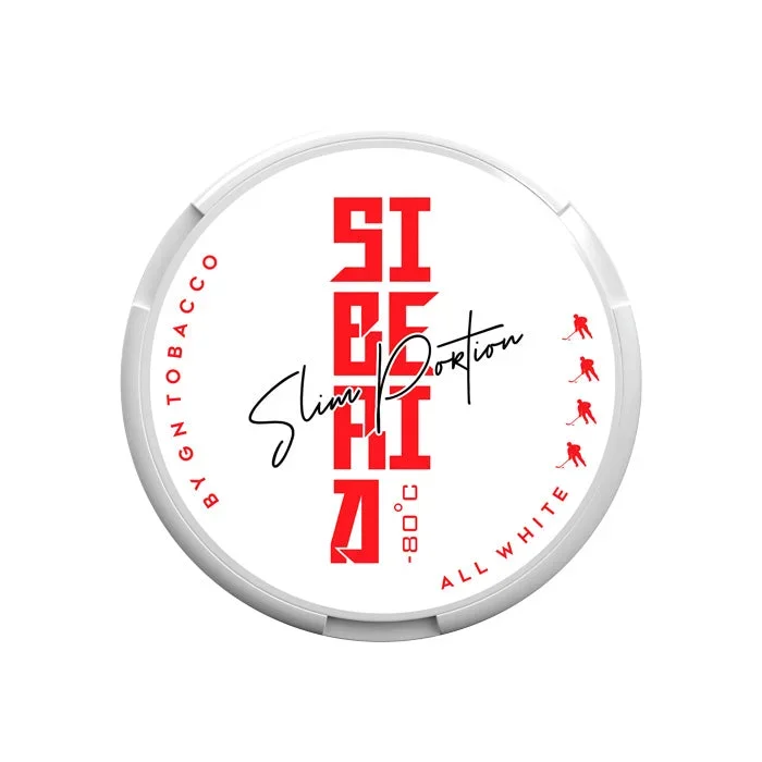 Siberia All White Slim Nicotine Pouches