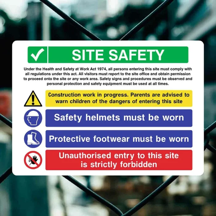 Site Safety Sign Pack B 25pk