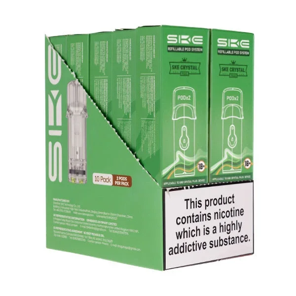 SKE Crystal Plus Refillable Pods [Box of 10]