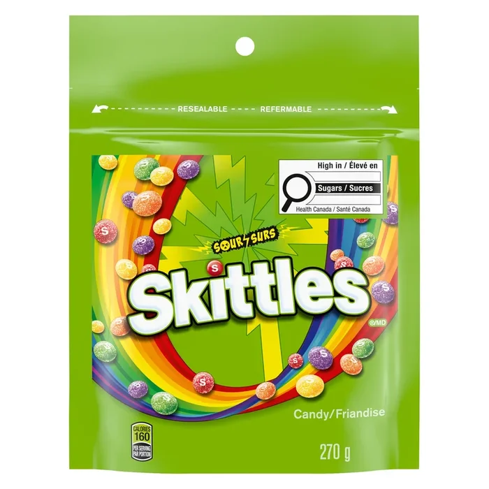 Skittles Candy Sour, 270 g