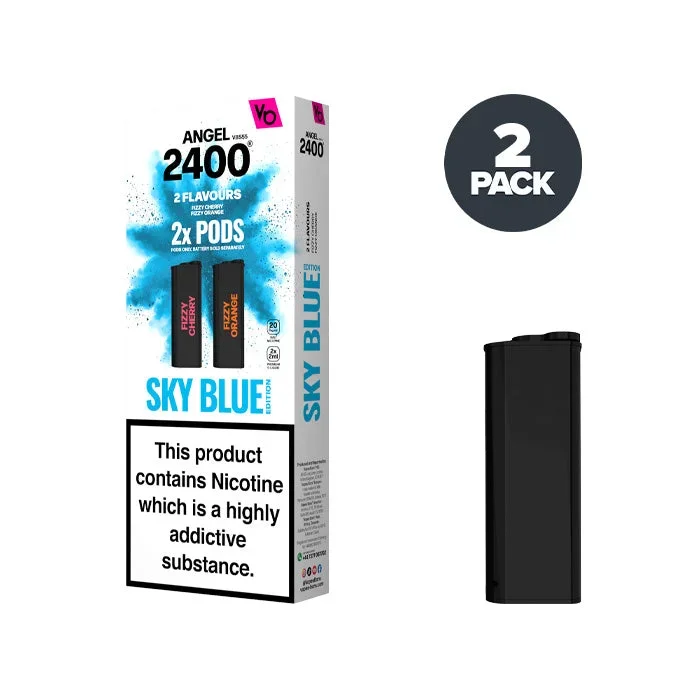 Sky Blue Edition Angel 2400 Pre-filled Pods by Vapes Bars