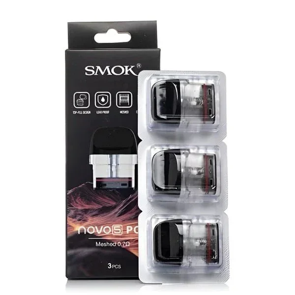 Smok Novo 5 Meshed 0.7ohm MTL Pods 3pk