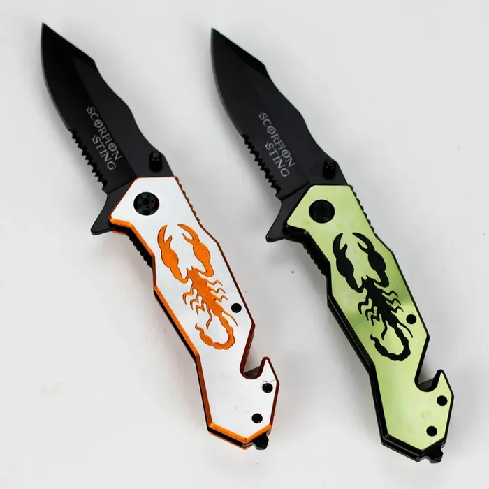 Snake Eye – 8.5″ Outdoor Rescue Hunting Knife – Scorpion