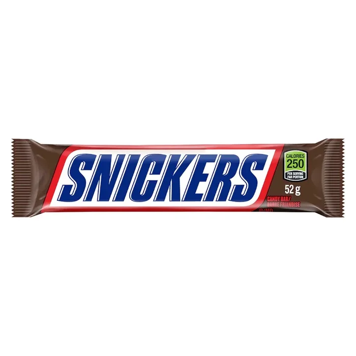 Snickers Chocolate Bar, 52-g