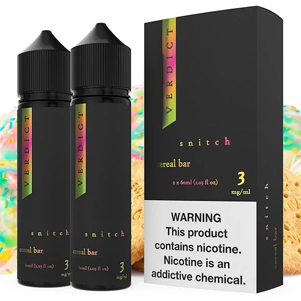 Snitch by Verdict Series E-Liquid x2-60mL (Freebase)
