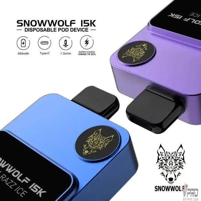 Snowwolf Smart HD 15K Puffs Disposable