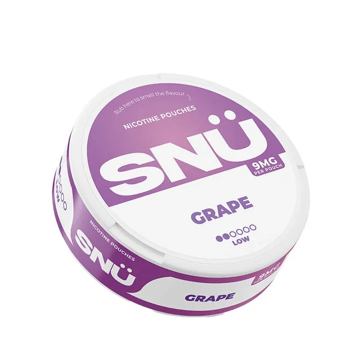 SNU Grape Nic Pouches by Bar Juice