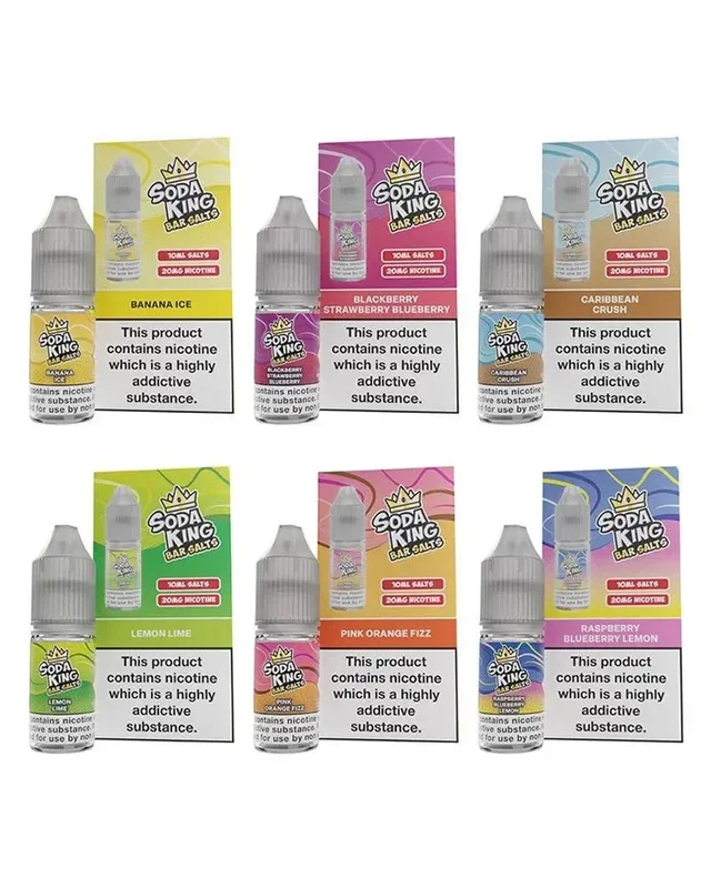 Soda King Bar Salts 10ml