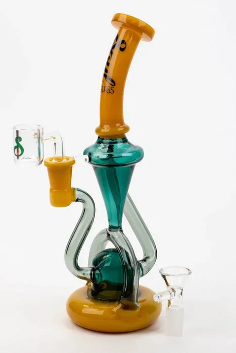 SOUL Glass 10″ 2-in-1 Recycler Bong/Dab Rig