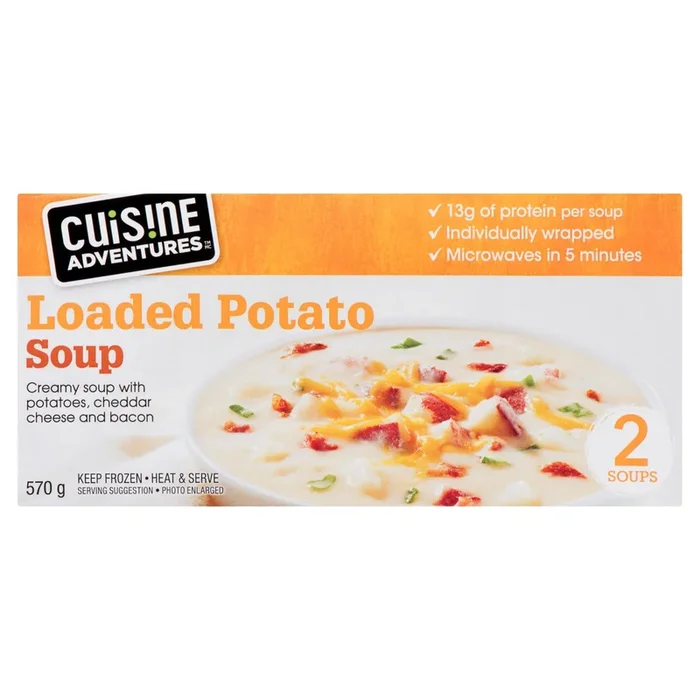 Soupe de pommes de terre de Cuisine Adventures, paquet de 2 – 570g