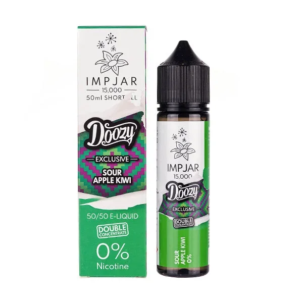 Sour Apple Kiwi 50ml (50/50) Shortfill by Imp Jar & Doozy