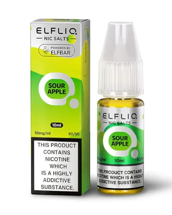 Sour Apple Nic Salt E-Liquid – ElfLiq