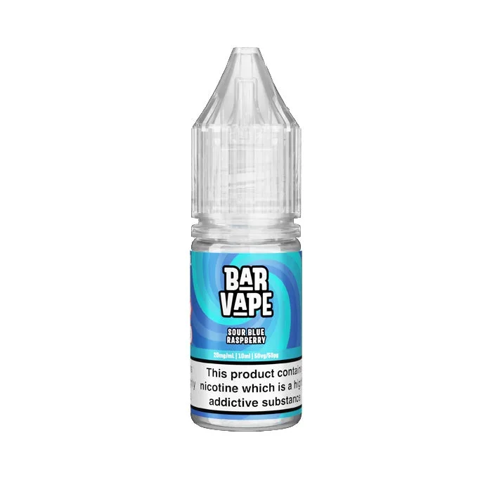 Sour Blue Raspberry Nic Salt E-Liquid by Bar Vape