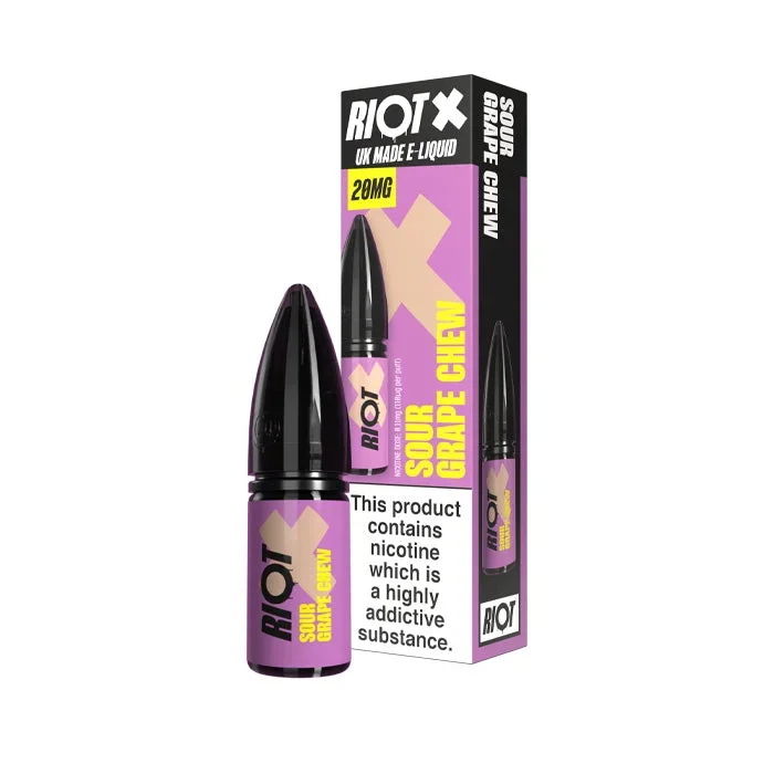 Sour Grape Chew Nic Salt by Riot X