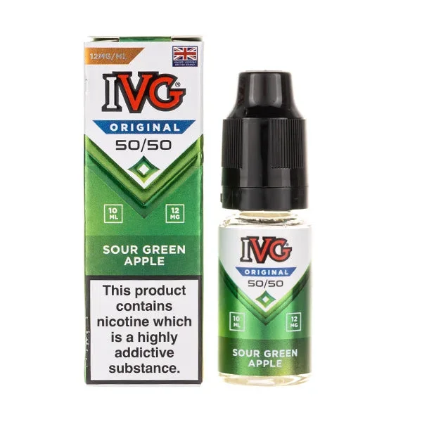 Sour Green Apple E-Liquid by IVG