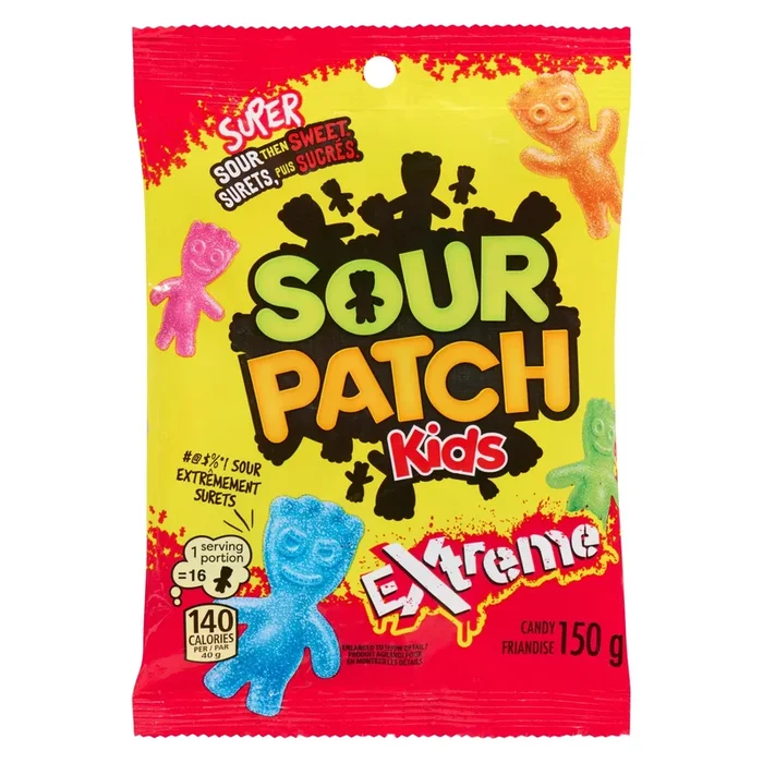 Sour Patch Kids Friandise Extreme, 150 g