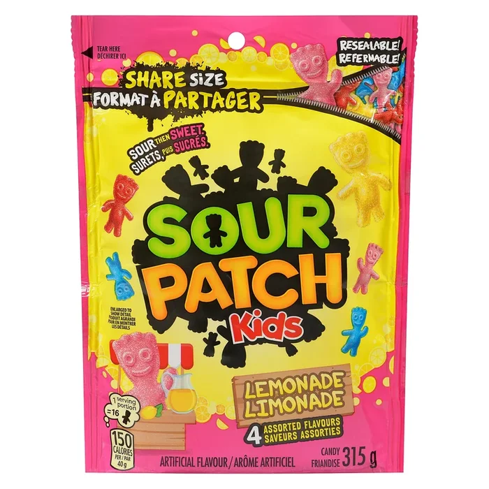 Sour Patch Kids Friandise Limonade, 315-g