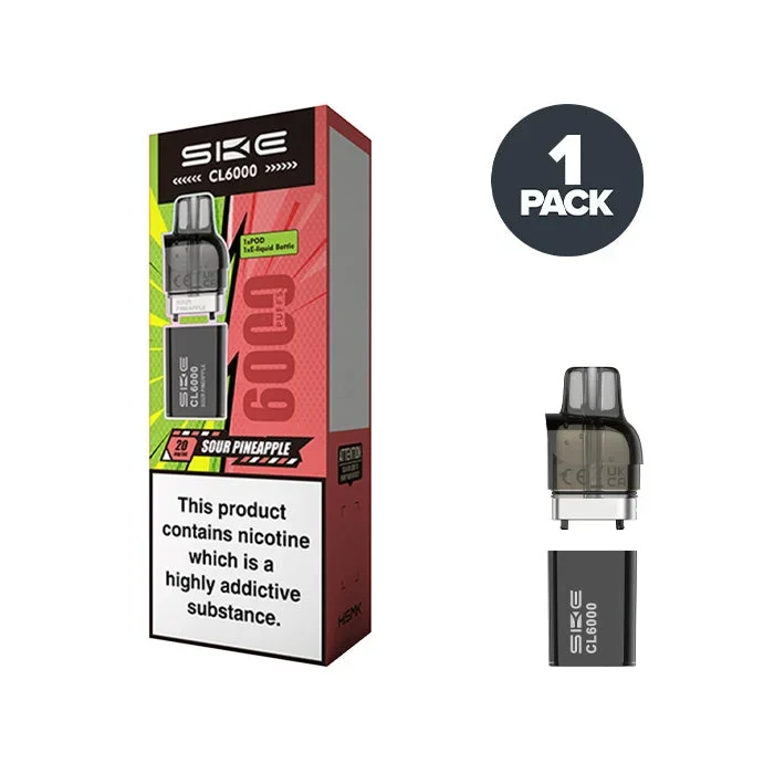 Sour Pineapple SKE CL6000 Pre-filled Pods