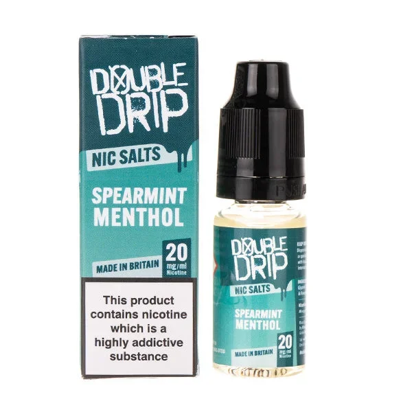 Spearmint Menthol Nic Salt E-liquid by Double Drip