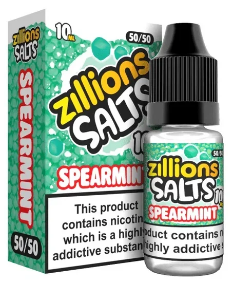Spearmint Zillion Salts E Liquid by Zillions