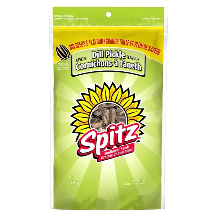 Spitz Sunflower Seeds Dill Pickle Flavoured, 370 g