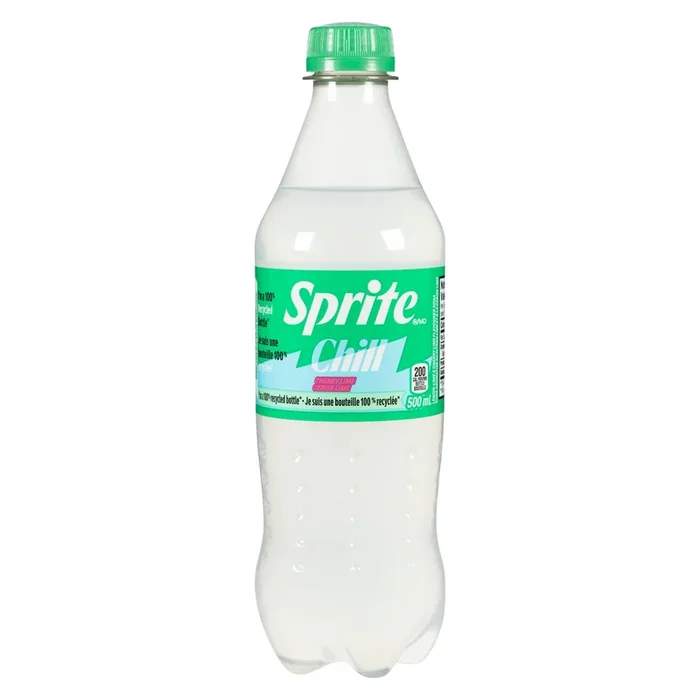 Sprite Chill Lemon-Lime & Cherry Lime Flavoured Soda, 500 ml