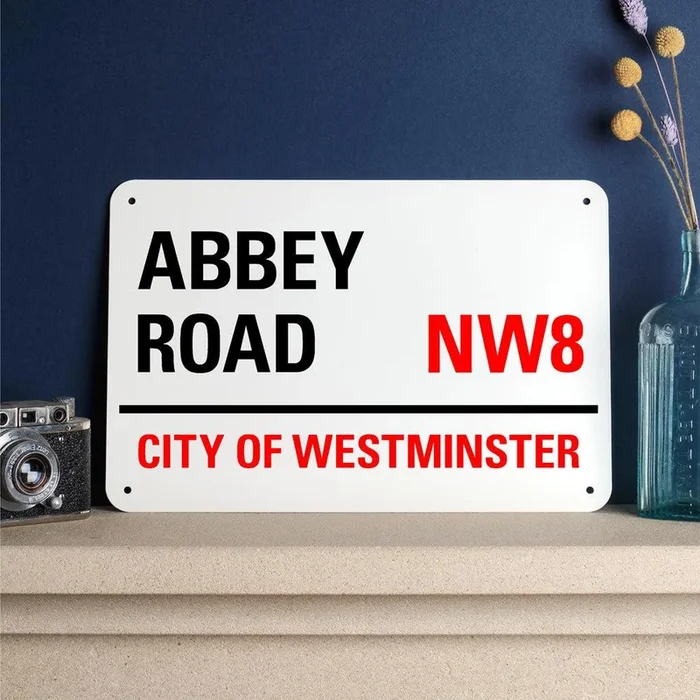 Standard London Street Sign Abbey Road