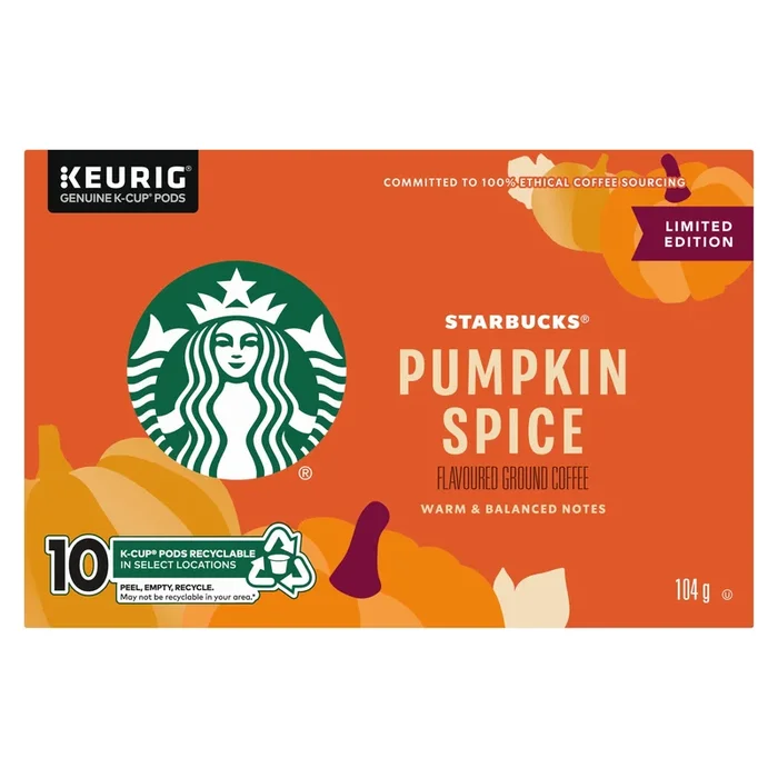 Starbucks Pumpkin Spice K-Cups – 10pk.