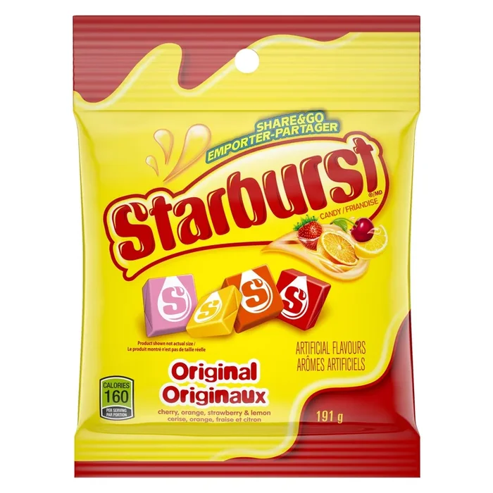 Starburst Friandise Originaux, 191 g