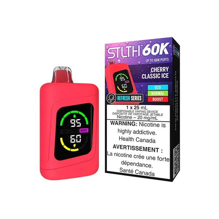 STLTH 60K Disposable Refresh Series – Cherry Classic Ice