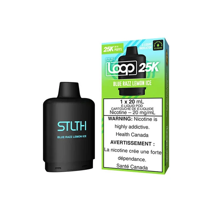 STLTH LOOP 25K Pod Pack – Blue Razz Lemon Ice (ON)