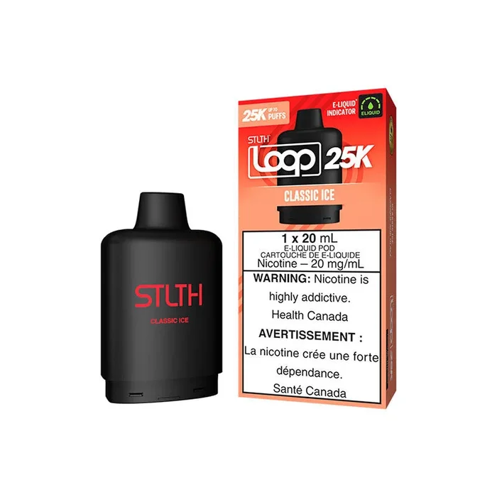 STLTH LOOP 25K Pod Pack – Classic Ice (ON)