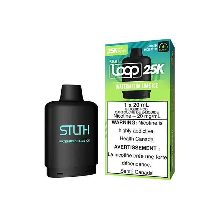 STLTH LOOP 25K Pod Pack – Watermelon Lime Ice (AB)