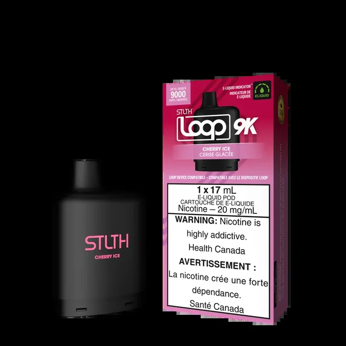 STLTH LOOP 9K Pod Pack – Cherry Ice (ON)