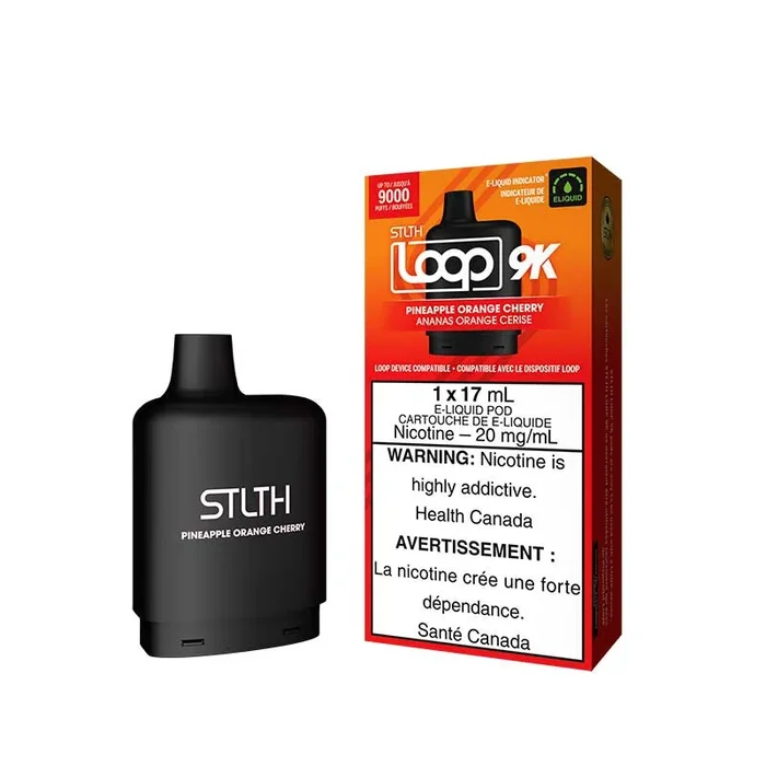 STLTH LOOP 9K Pod Pack – Pineapple Orange Cherry (ON)