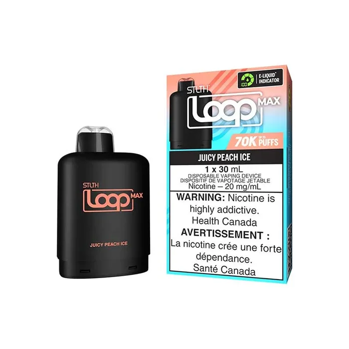 STLTH LOOP MAX Pod Pack – Juicy Peach Ice (AB)