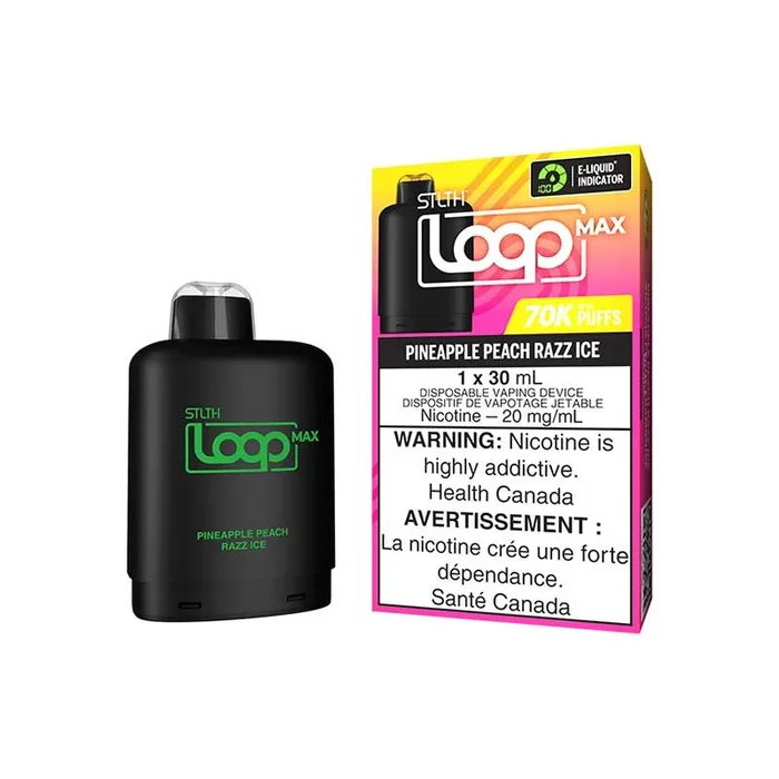 STLTH LOOP MAX Pod Pack – Pineapple Peach Razz Ice (AB)