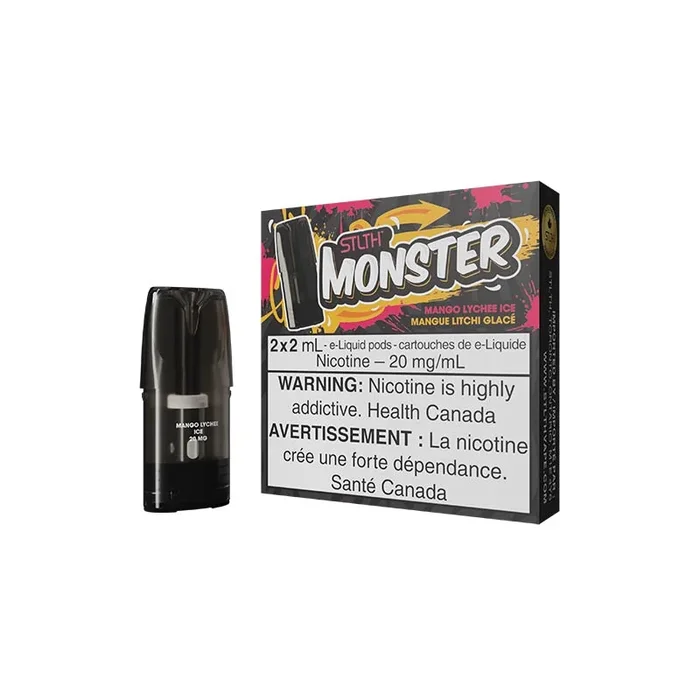 STLTH Monster Pod Pack – Mango Lychee Ice