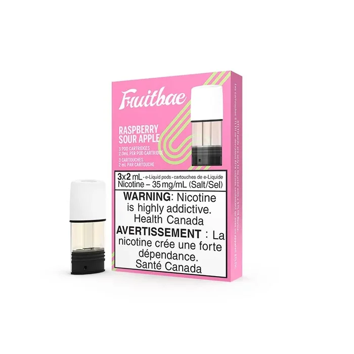 STLTH Premium Pod Pack FRUITBAE Raspberry Apple (3 Pack)