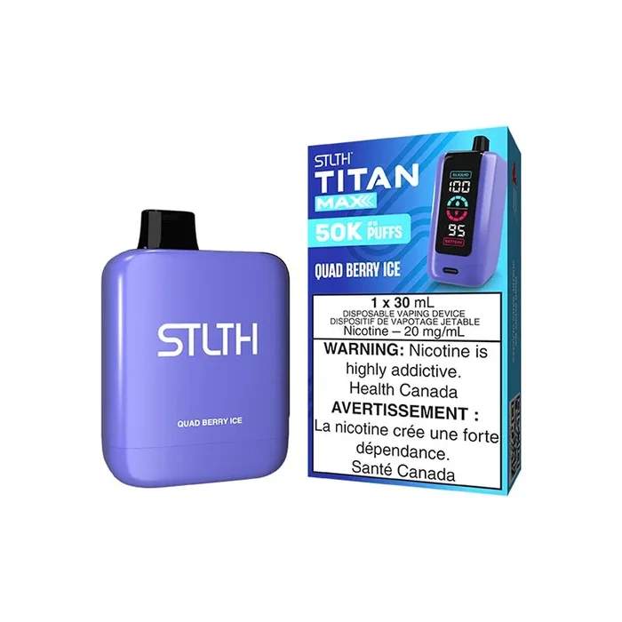 STLTH Titan Max Disposable – Quad Berry Ice (ON)