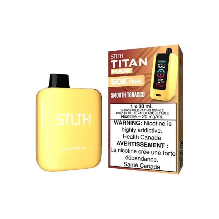 STLTH Titan Max Disposable – Smooth Tobacco (ON)
