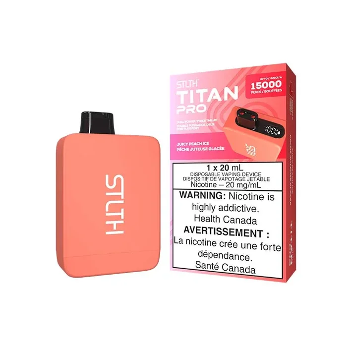 STLTH Titan PRO Disposable – Juicy Peach Ice (ON)