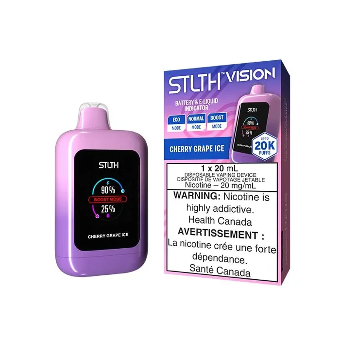 STLTH Vision 20K Disposable – Cherry Grape Ice (ON)