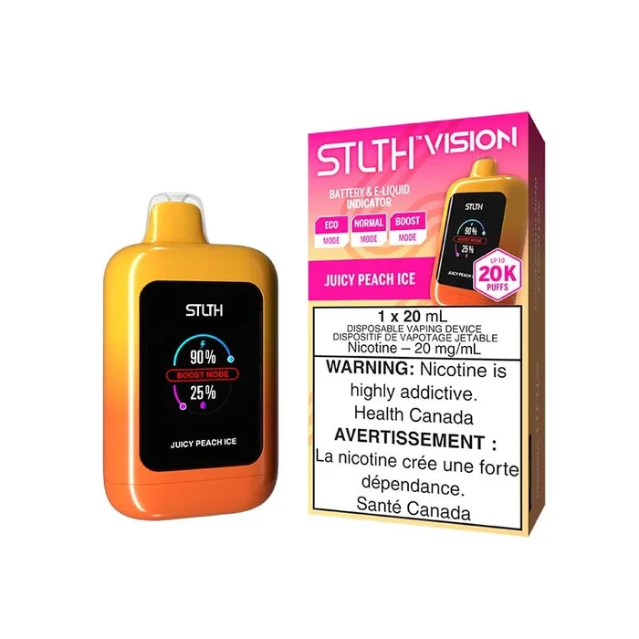 STLTH Vision 20K Disposable – Juicy Peach Ice