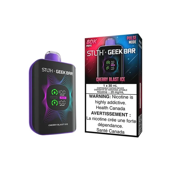 STLTH x Geek Bar 80K Disposable – Cherry Blast Ice