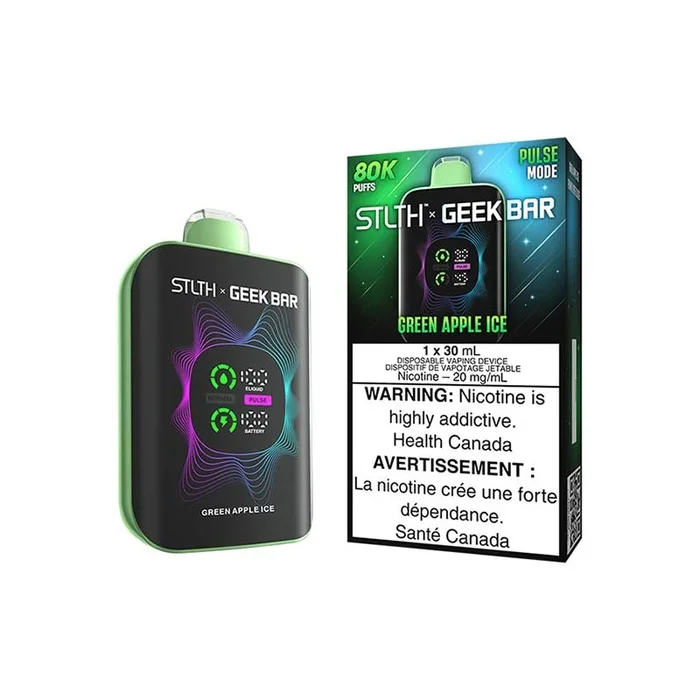 STLTH x Geek Bar 80K Disposable – Green Apple Ice (MB)