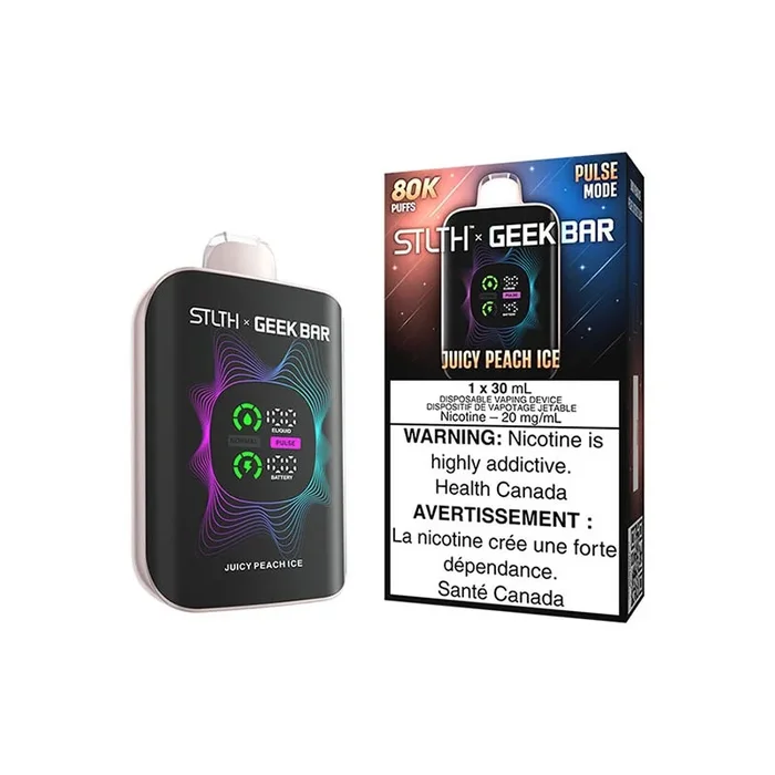 STLTH x Geek Bar 80K Disposable – Juicy Peach Ice (MB)